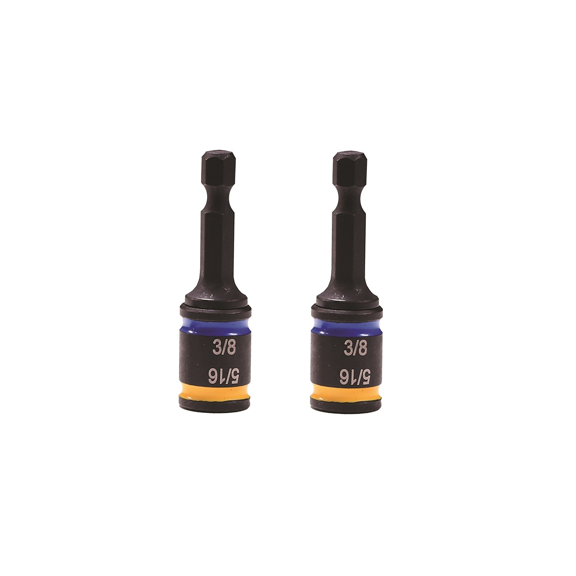 Malco, 2in. Magnetic Hex Drivers (5/16in. and 3/8in.)- 2 pack, Drive Type Other, Model# 2PK-MSHC1